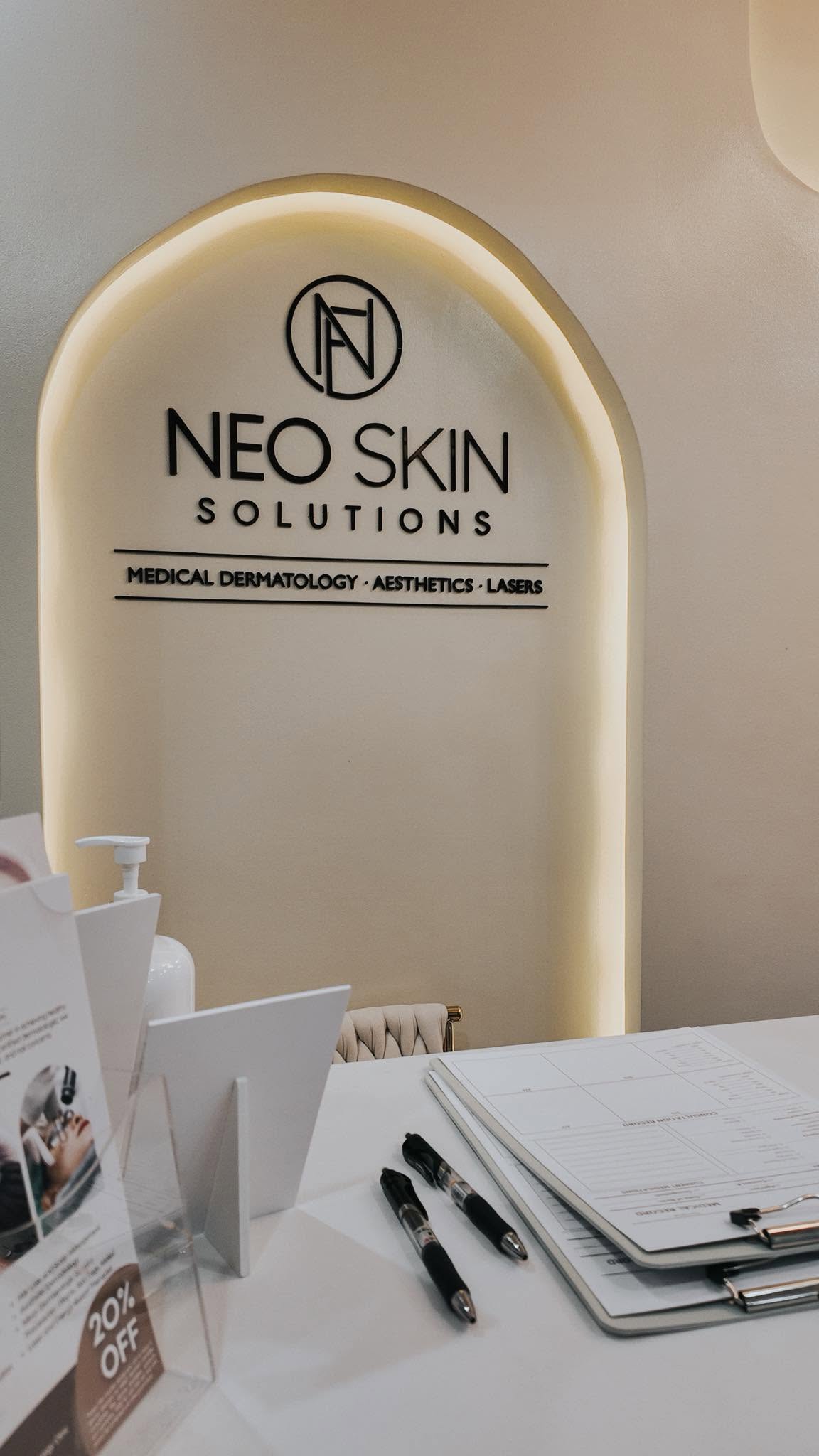 NEO SKIN SOLUTIONS Clinic Environment & Reception